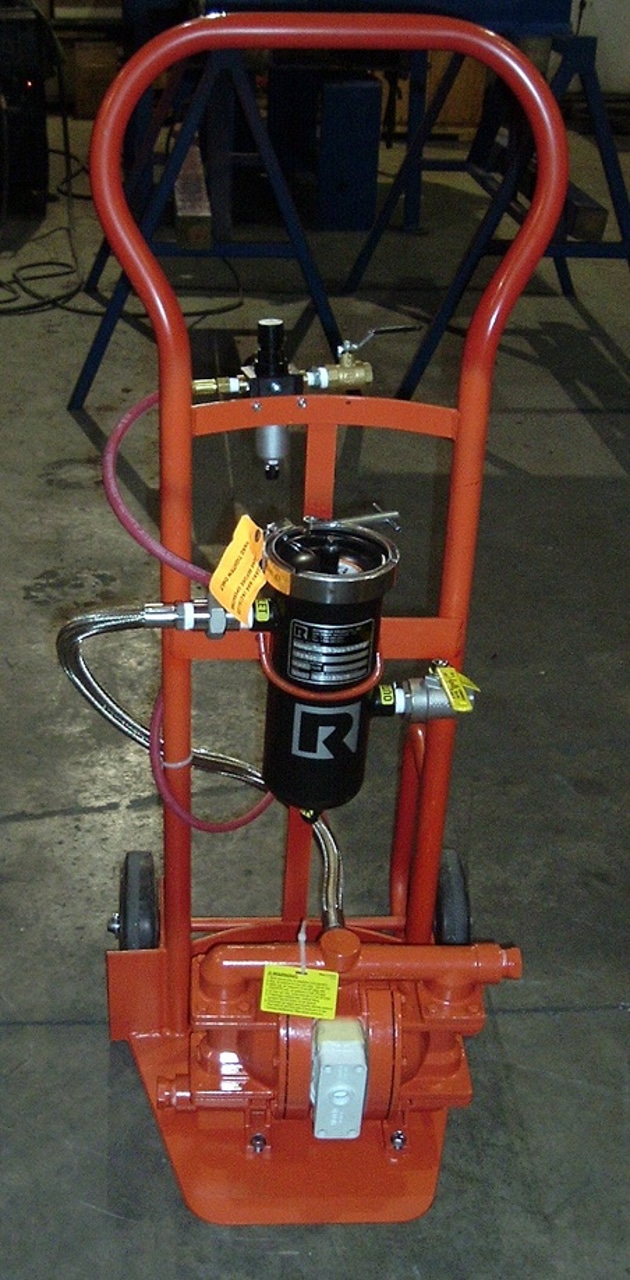 Fabricated Pump Cart