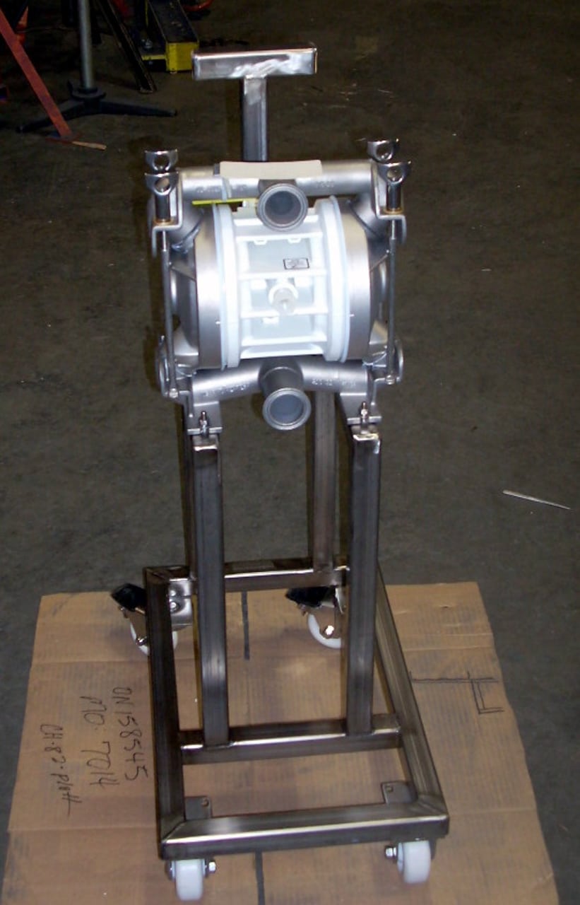 Fabricated Pump Cart