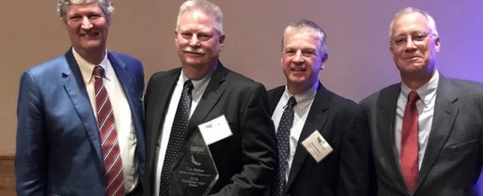 Tim Weber Receives ITT Goulds Pumps Distributor Eagle Award