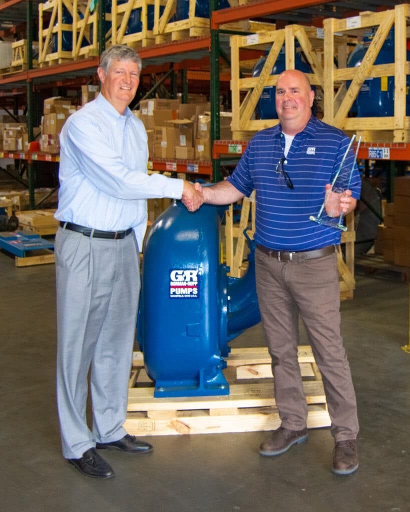 Gorman-Rupp Million Dollar Club Award Ed Pearce