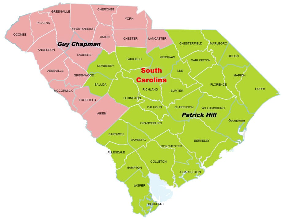 South Carolina Municipal Territory