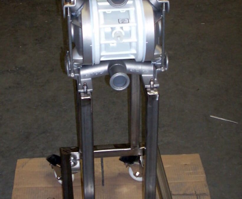 Fabricated Pump Cart