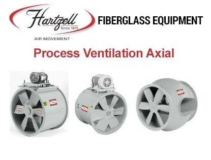 Fiberglass Process Ventilation Axial