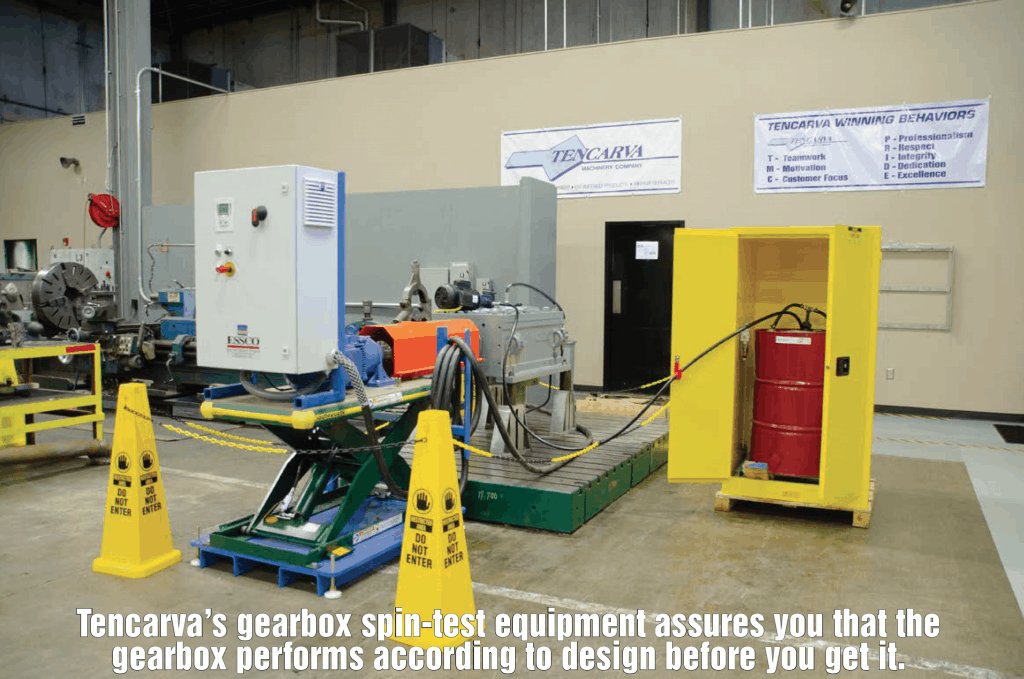 geabox spin test equipment